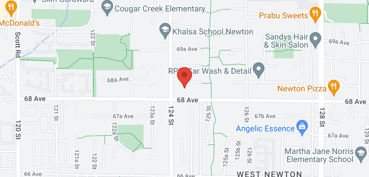 map of 6835 124A STREET